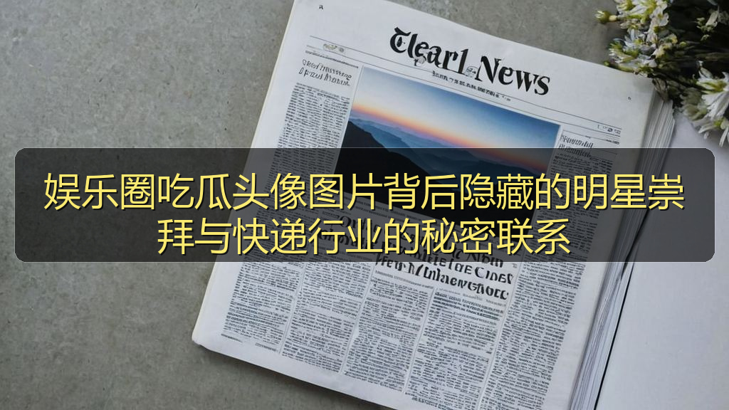娱乐圈吃瓜头像图片背后隐藏的明星崇拜与快递行业的秘密联系