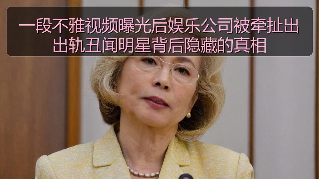 一段不雅视频曝光后娱乐公司被牵扯出出轨丑闻明星背后隐藏的真相