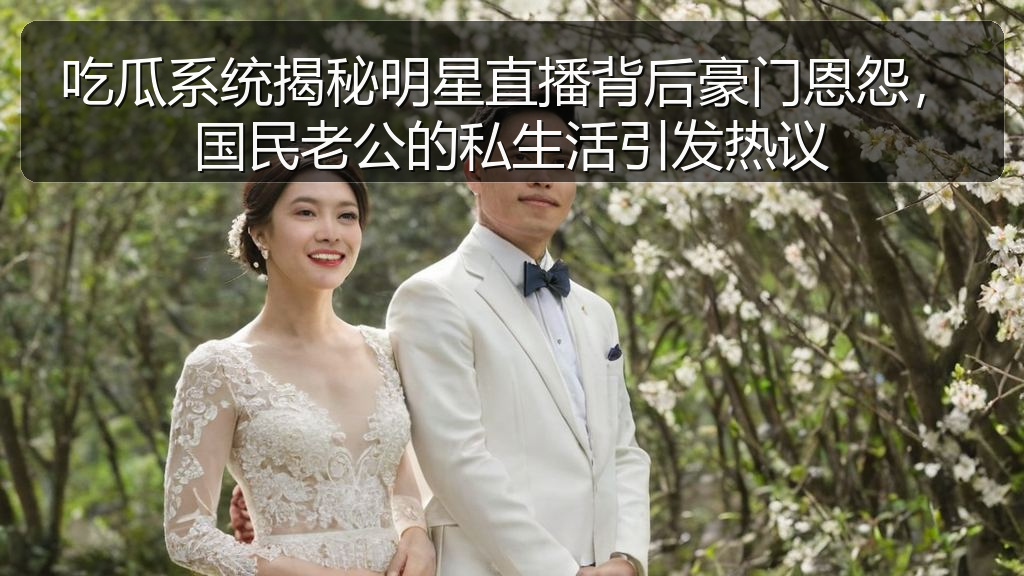 吃瓜系统揭秘明星直播背后豪门恩怨,国民老公的私生活引发热议