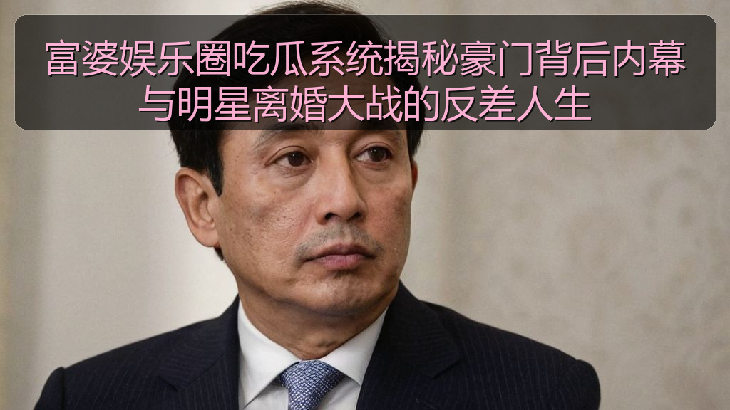 富婆娱乐圈吃瓜系统揭秘豪门背后内幕与明星离婚大战的反差人生
